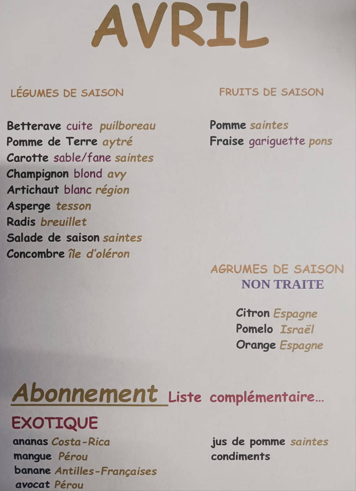 Flyer Expert Primeur